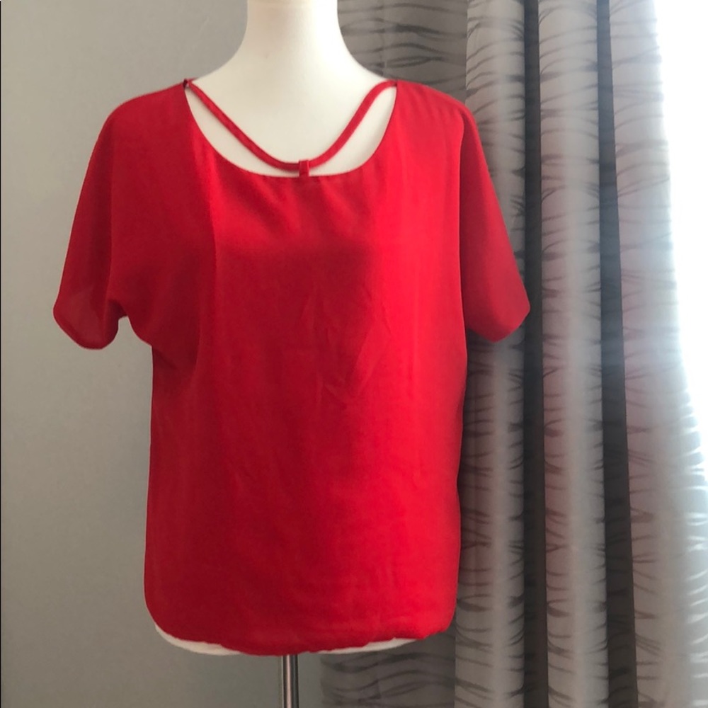 Free with any purchase chiffon blouse